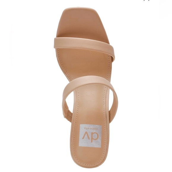 Women's Yorke Two-Band Square-Toe High-Heel Dress Sandals - Picture 4 of 5